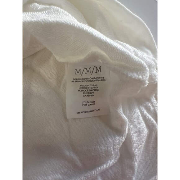 Cabi Womens Long Sleeve Top With V-Back & Contrast Stripe Detail M - Picture 9 of 9